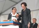 Auntie Joyce Ingram with Prof Marie Bashir,
Governor of NSW. Photo: Ali Blogg
